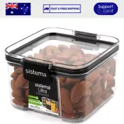 Sistema Ultra Airtight 460ml | Square Food Pantry Storage SmallContainer Sealed