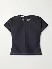 [Co] Co - Denim Top - Indigo - x large x large Blue