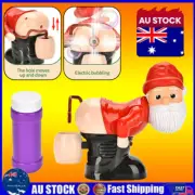 2025 Funny Santa Bubble Blowing Machine Santa Claus Bubble Maker Toy OrnamenAF