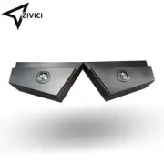 Black 750x230x440mm Flat Sheet Tapered Under Tray Tool Box 2.0 mm Flat Sheet