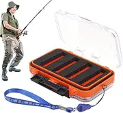 Tackle Organizer - Waterproof Fishing Lure Tackle Box - Portable Lightweight Container, Jig Hooks Accessories Case For Kayak Camping Saltwater Travel Outdoor