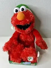 Brand NEW RARE - Jingle Bell Elmo Plush - Musical Christmas Toy | Sesame Street