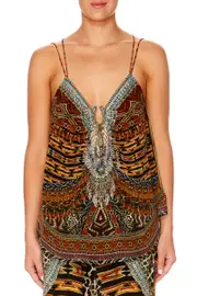 U RING DOUBLE STRAP TOP DAWN OF TIME