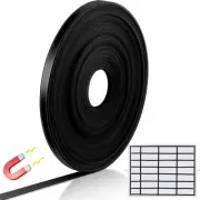 Black Tape Roll Strips, Magnetic Board Dividers Magnetic Marker Lines for4260