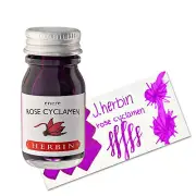 J. Herbin Bottled Fountain Pen Ink-Rose Cyclamen (Cyclamen Pink)-10ml - H115-66