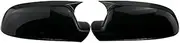 OSEAY Carbon Side Wing Mirror Cover Fit For A4 S4 RS4 B8.5 A5 S5 2011-2015 Add On Side Rear View Mirror Cap Cover Car Accessories(Glossy Black)