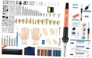 Wood Burning Kit for Adults with Gloves, 130pcs Wood Burning Pen Tool Set