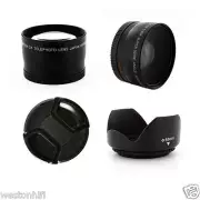 3 Lenses Telephoto Wide Angle and Macro for NIKON D3200 D5200 D3100 D3000 D5300