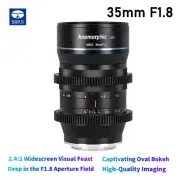 SIRUI 35mm F1.8 1.33X Anamorphic Lens Cinema Lens for Canon Sony Nikon M4/3 L
