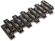 EASTTOP T008K 10Hole Diatonic Blue Harmonica Set of 12 Mouth Organ Harmonica Set