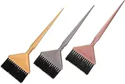 Ipetboom Hair Dye Brush Set 3 Piece Professional Hair Coloring Tools Soft Nylon Hair Tinting Brush Easy Application for Home Salon