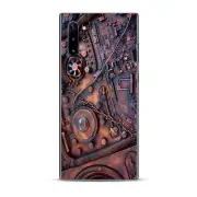 Skins Decal Wrap for Samsung Note 10 Plus Steampunk Metal Panel Vault Gear