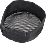 [MOBUTOFU] Cotton Material Chef Hat Breathable Mesh Top Unisex Kitchen Cooking Cap Easy Cleaning for Chefs Grey