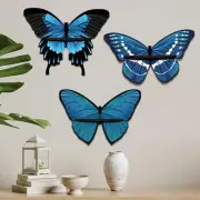Wooden Butterfly Wall Shelf Wall Mount Ornament Multifunctional Decorative