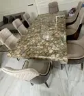 Natural agate dining meeting table, conference agate table, hallway center decor