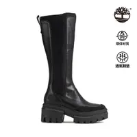 在飛比找PChome24h購物優惠-Timberland 女款黑色全粒面皮革高筒靴|A5YMR0