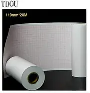 TDOU Thermal Paper Roll ECG Paper 110mm20M for CE Marked Digital 12 Leads 3/6 Channel ECG Machine ECG600G Insulation Paper