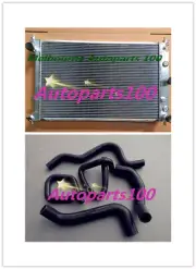 50mm Radiator BA BF Falcon XR6 Fairmont Turbo 2002-2008 for Ford Black Hose