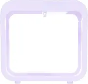Sosoport Mini Aquarium with Built Light Transparent Fish Tank for Small Decorative Fish Easy to Maintain Betta Bowl for Home Office Desktop Setup