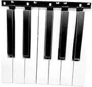 Black White Electric Keyboard Replacement Key Compatible with Korg PA500 PA300 PA600 PA700 Microx R3 X50(12 Black White Key)