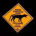 Australian Made Souvenir Tasmanian Tiger Roadsign Australia Fridge Magnet New