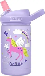 CamelBak Eddy+ Kid's Vacuum Insulated Stainless Steel Water Bottle, Magic Unicorns