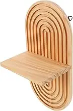 ULDIGI Boho Wall Shelf Minimalist Design for Easy Installation Decorative Wall Mounted Storage for Spaces for Living Bedroom and