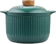 Soup Pot Ceramic Casserole Orange Green Round Gas Stove Soup Pot Frying Pan Household Cooking Supplies