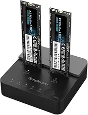 Simplecom SD550v2 USB 3.2 Gen2x2 to Dual Bay NVMe M.2 SSD Duplicator Offline Clone Docking Station