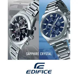 CASIO 卡西歐 EDIFICE 經典 三眼計時碼錶運動錶- EFB-710D-2AV