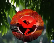 Team Valor 10 Inch Wind Spinner Birthday Christmas Gift Fun Anime Moltres
