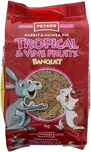 Peters Rabbit & Guinea Pig Tropical And Vine Fruits 4Kg
