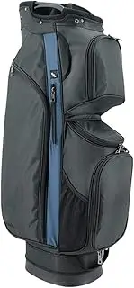 Golf Bag for Unisex, Ladies, Leather Golf Bag with Large Wheels and Luggage Style Pull Over Handle