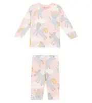 [Stella McCartney Kids] Stella McCartney Kids Set of cotton sweatshirt and sweatpants M 24 multicoloured