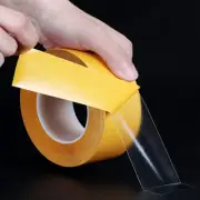 Ultra-Thin Clear Double Sided Tape Heavy Duty 2-Inch x 50 Feet Sides Strong S...