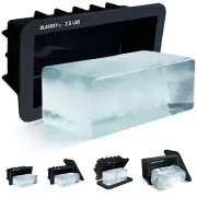 ® Extra Large Ice Block Mold - Shape 2.5 lbs Ice Bricks - Professional Silico...