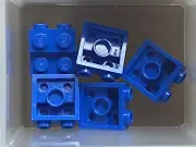 LEGO Parts - Blue Plate 2 x 2 x 2/3 Side Studs - No 99206 - QTY 5
