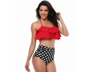 Sexy Bikini Women Bathing Pattern Printing Swimsuit Beach Suit - 3