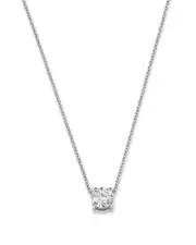 Bloomingdale's Fine Collection Certified Diamond Solitaire Pendant Necklace in 14K White Gold, 1.5 ct. t. w.