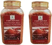 Farm Royale Mathania Red Chilli (Lal Mirch) Powder-1+1 Combo-(200gm & 200gm) ||Handpicked Material