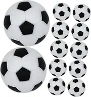 Generic 12pcs Mini Foosball Table Balls HIPS Replacement Soccer Balls for Tabletop Games Compatible with Standard Foosball Tables Smooth and Stable Gameplay