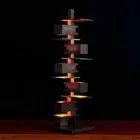 Frank Lloyd Wright Taliesin 3 Floor Light Black Generic Reproduction Daiva 75cm