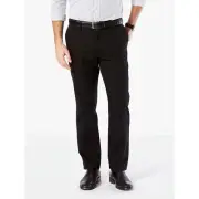 Dockers Mens Signature Lux Cotton Straight Fit Stretch Khaki Pants