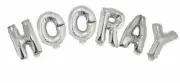 HOORAY Silver Foil Balloon Set - 16" air fill