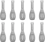 SHOWERORO Stainless Steel Tongs for Buffet Party Small Serving Utensils for Ice Sugar Appetizers