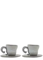 Anissa Kermiche Spill The Tea Espresso Cups - set of two