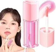 Color Changing Lip Gloss,2g Lip Stain - Non-Sticky Moisturizing Primer Face Makeup for Women Girls Teen Plump Look