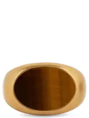 [Dries Van Noten] Dries Van Noten-Stone Signet Gioielli Oro-Uomo M