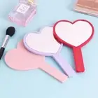Salon Heart-shaped Makeup Mirror Cosmetic Mirror Handheld Handle Hand Mirror