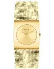 [Calvin Klein] Pulse Mesh Bracelet Watch in Gold